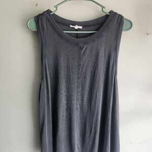 Maurices Size Xl Women's Sleeveless Denim Blue Tee